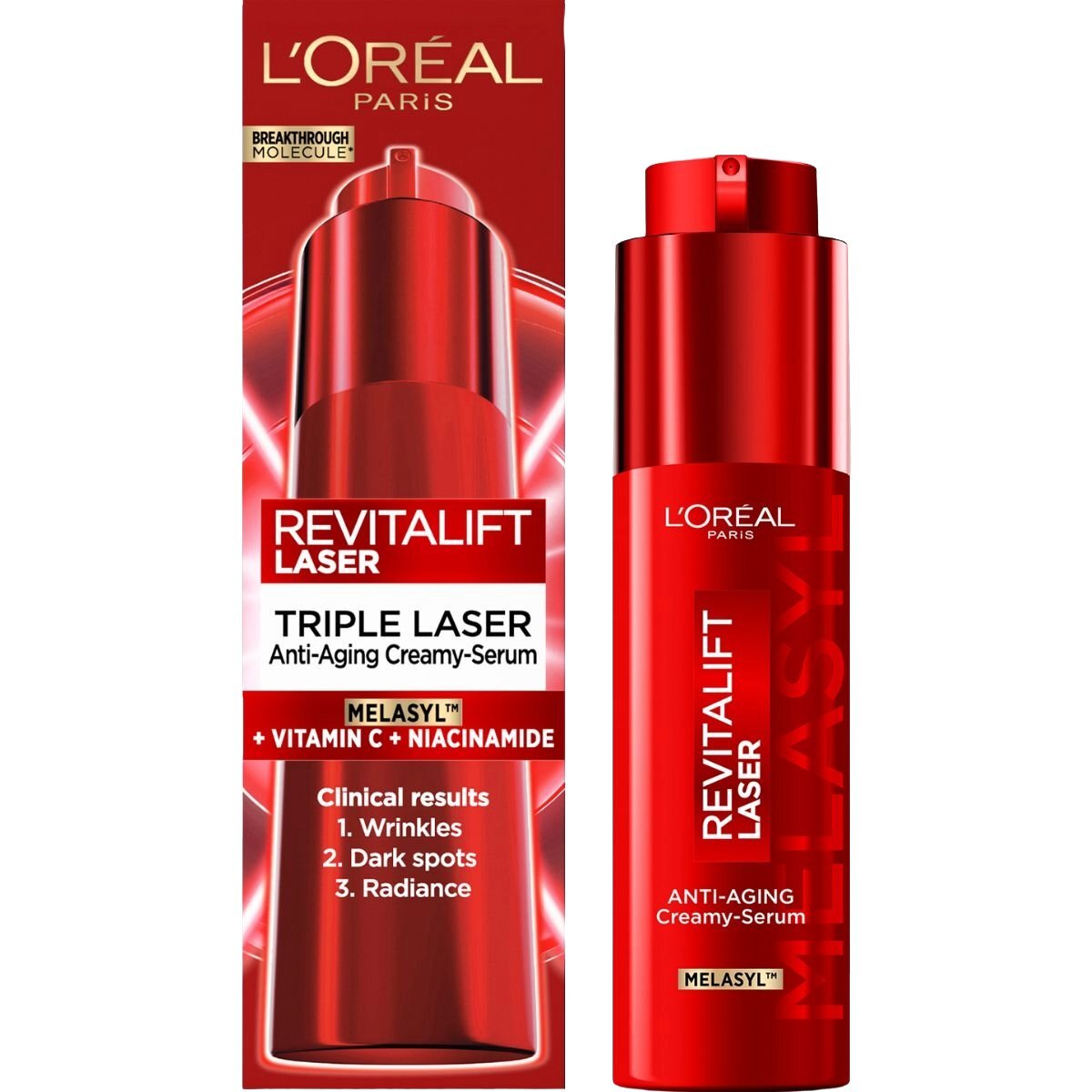 L'Oreal Paris Revitalift Laser Triple Anti-Ageing Creamy Serum Серум за лице