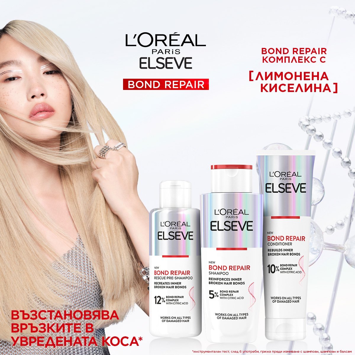 L'Oreal Paris Elseve Bond Repair Шампоан за коса