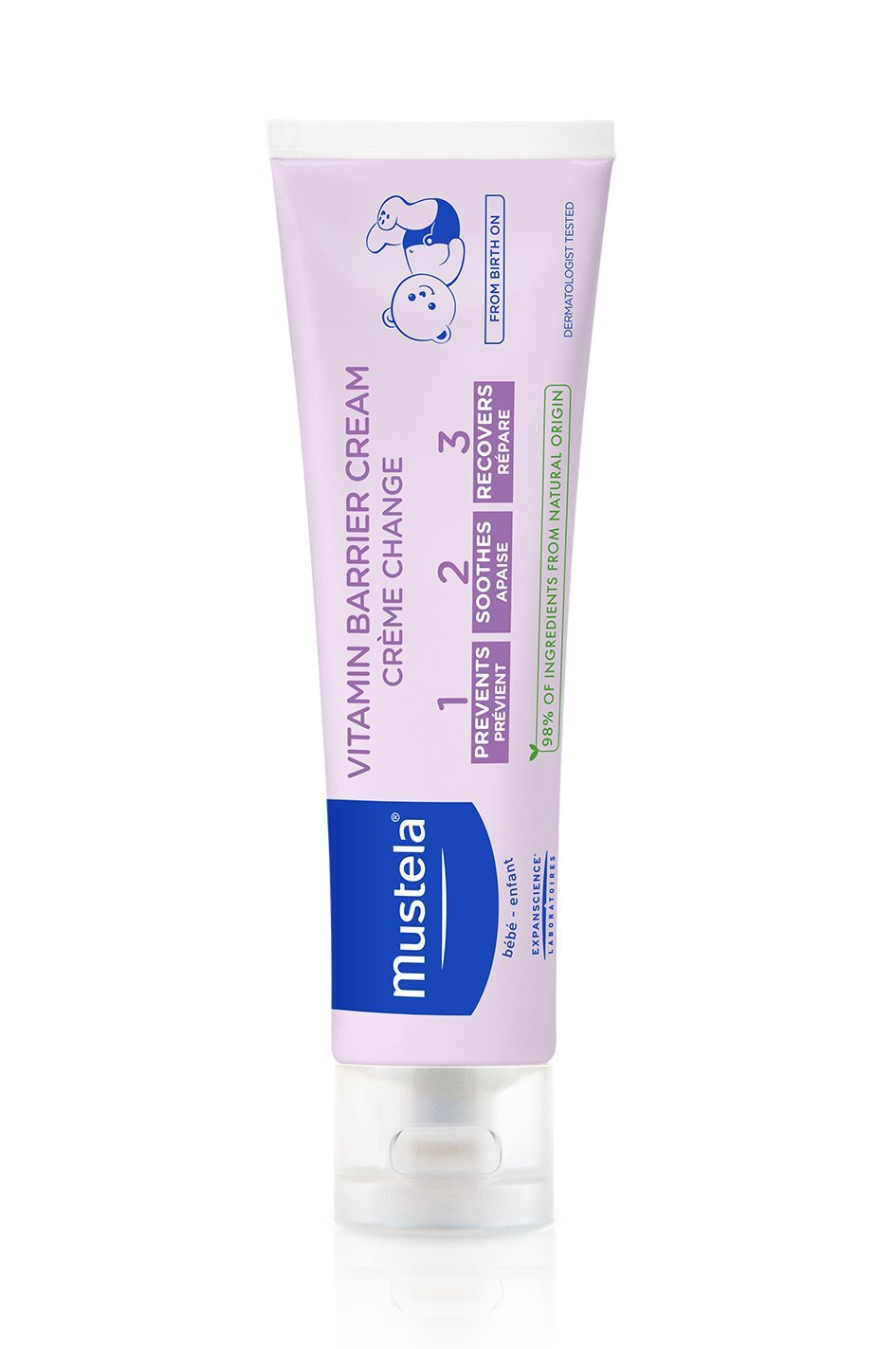 Mustela 1-2-3 Крем против подсичане