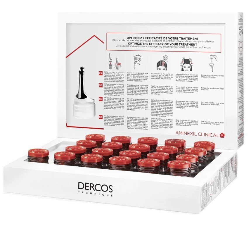 Vichy Dercos Aminexil Clinical 5 Multi-Target Anti-Hair Loss Treatment for Women Терапия за жени против косопад