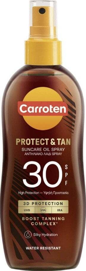 Carroten Protect & Tan Слънцезащитно олио за бърз тен SPF30