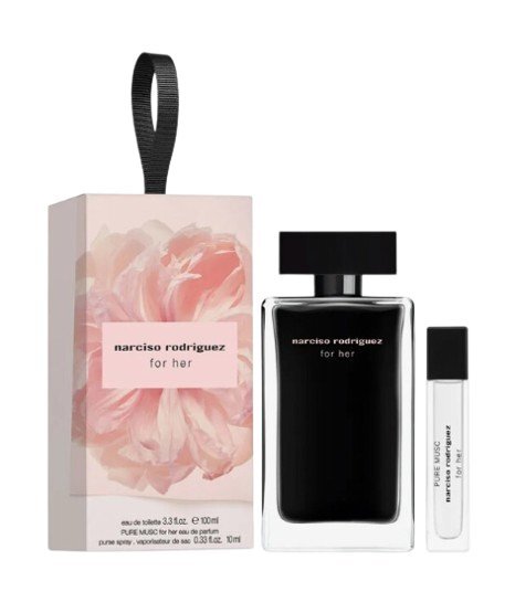 Narciso Rodriguez for Her с подарък миниатюра Narciso Rodriguez Pure Musc for Her