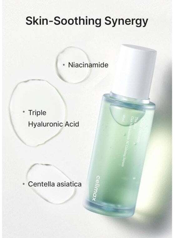 Celimax The Real Cica Niacinamide Ac Успокояващ серум за лице
