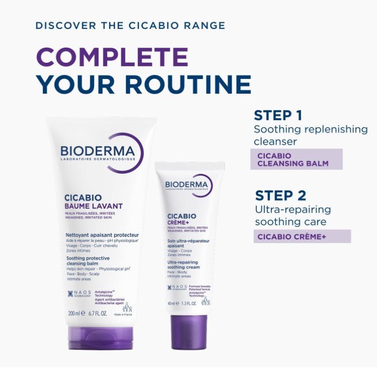 Bioderma Cicabio Soothing Repair Cream Възстановяващ крем за раздразнена кожа