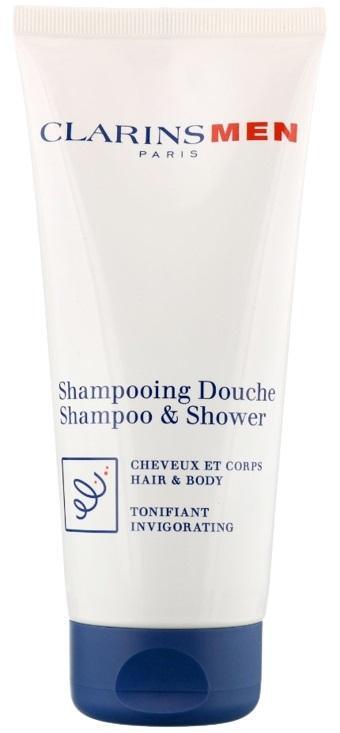 Clarins Men Shampoo & Shower Освежаващ шампоан за коса и тяло без опаковка