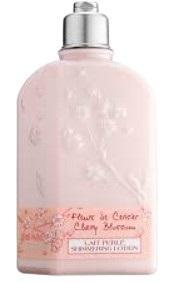 L' Occitane Cherry Blossom Body Lotion Лосион за тяло с шимър ефект и аромат на черешов цвят без опаковка