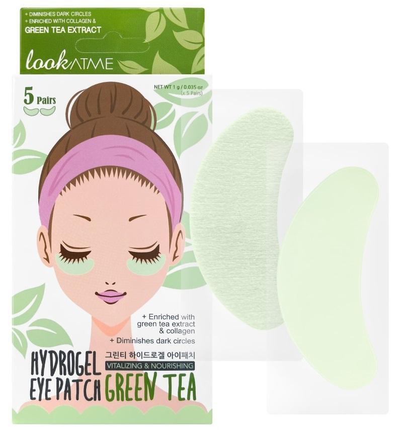 LOOKATME Hydro Gel Eye Patch Green Tea пачове за очи от хидрогел със зелен чай и колаген