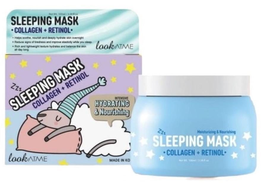 LOOKATME Sleeping Mask with Collagen and Retinol Нощна маска за лице с колаген и ретинол