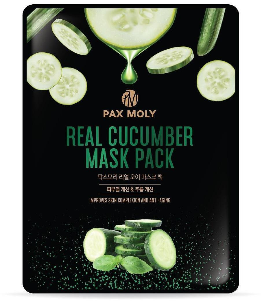 PaxMoly Real Cucumber Mask Pack Маска за лице с краставица