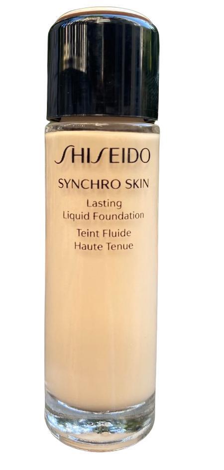 Shiseido Synchro Skin Lasting Liquid Foundation Golden 1 Дълготраен фон дьо тен без опаковка