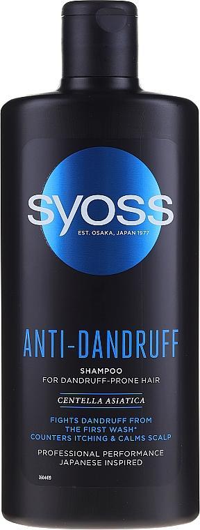 Syoss Anti-Dandruff Шампоан против пърхот с екстракт от азиатска центела