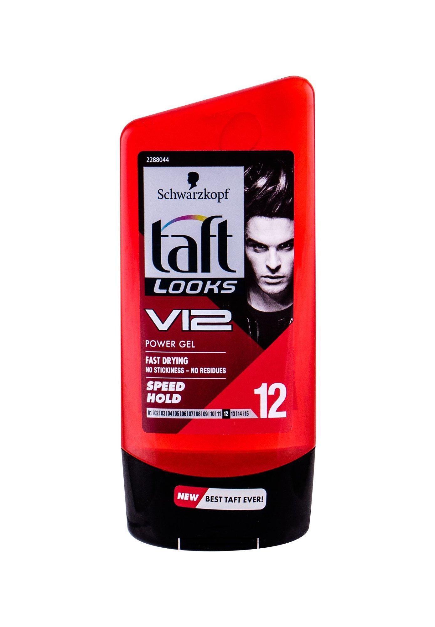 Taft Looks V12 Бързосъхнещ гел за коса
